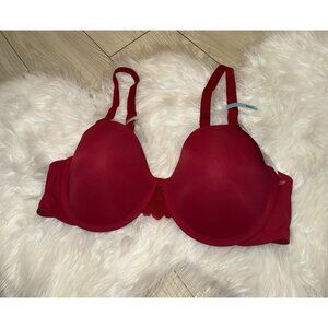 Maidenform DM7549 One Fabulous Fit 2.0 Extra Coverage Bra UW Womens 38C Red New